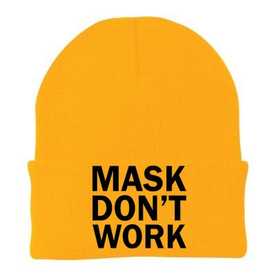 Mask Don't Work Knit Cap Winter Beanie