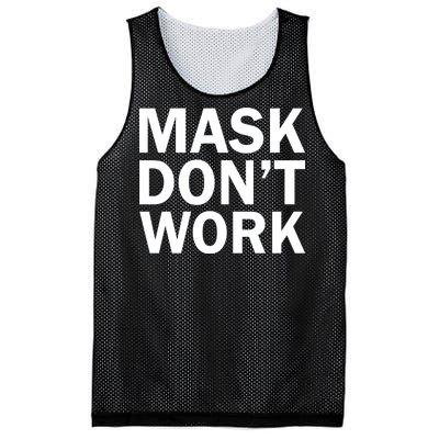 Mask Don't Work Mesh Reversible Basketball Jersey Tank