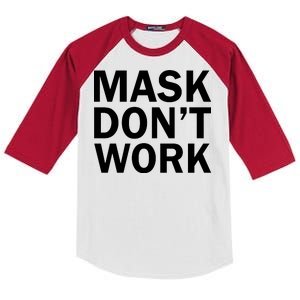 Mask Don't Work Kids Colorblock Raglan Jersey