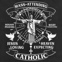 Mass Attending Catholic  Adult Drive Performance Visor
