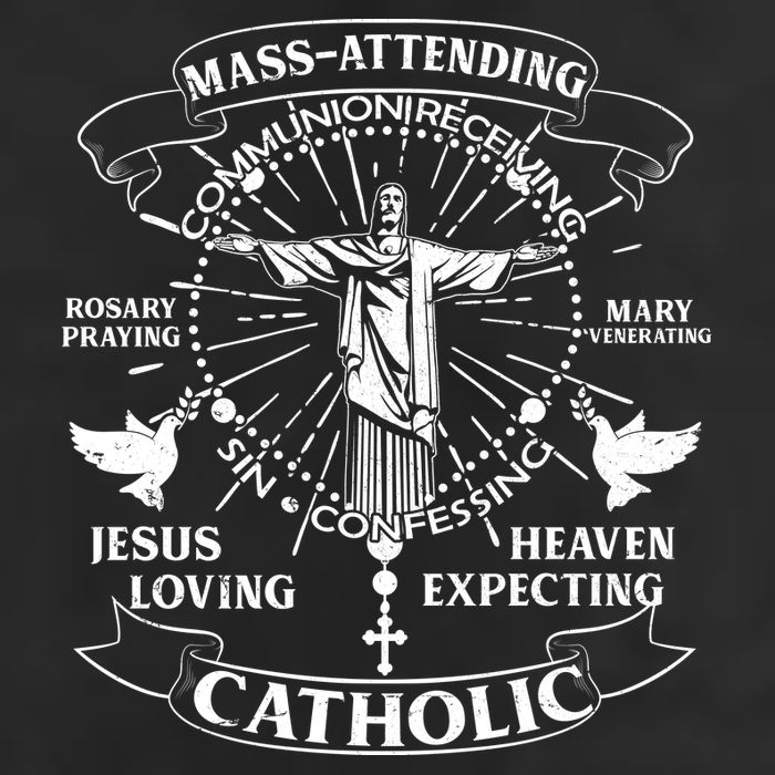 Mass Attending Catholic  Adult Drive Performance Visor
