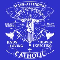 Mass Attending Catholic  16 in Basic Backpack