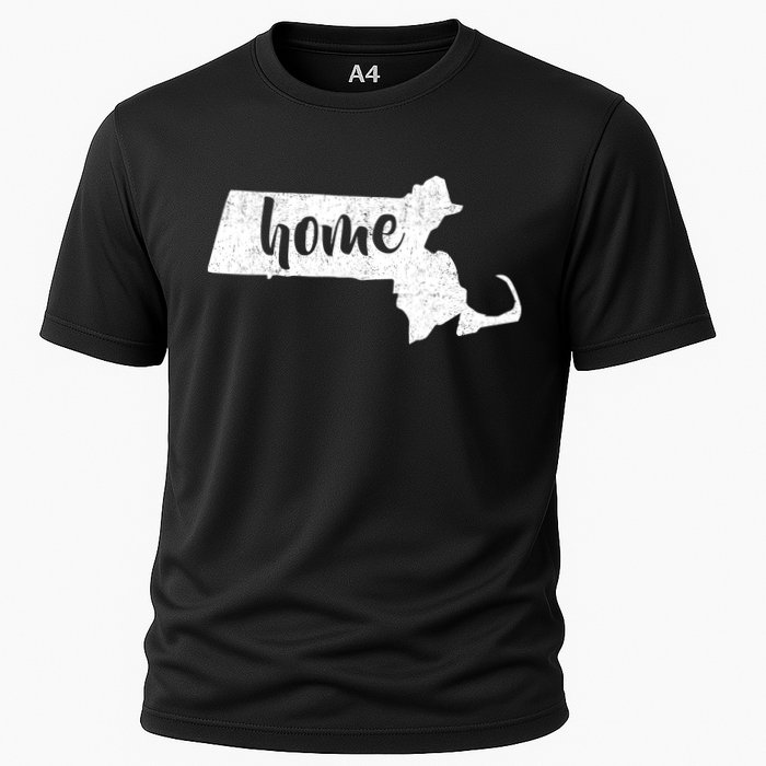 Massachusetts Home State Cooling Performance Crew T-Shirt