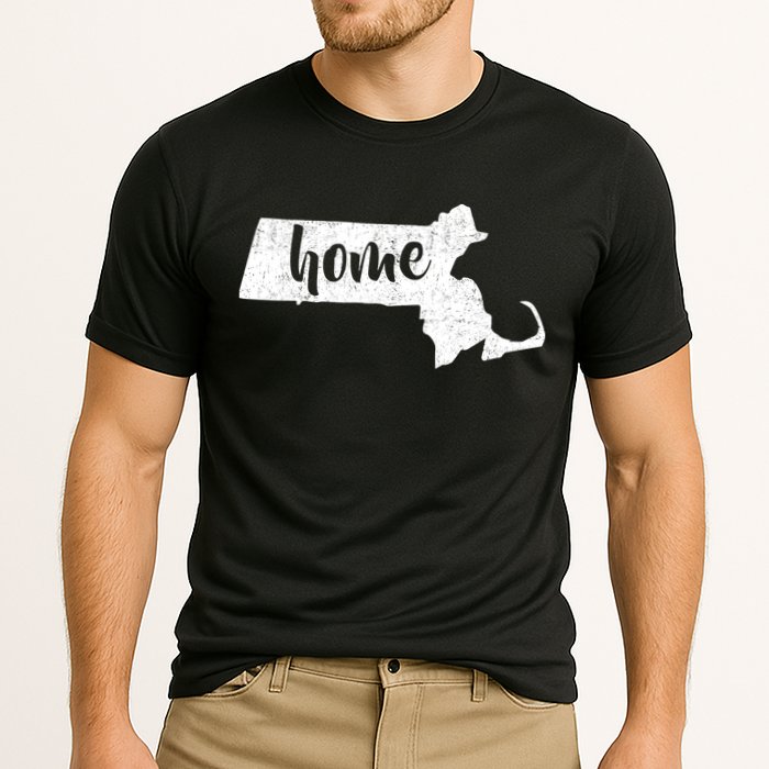 Massachusetts Home State Cooling Performance Crew T-Shirt