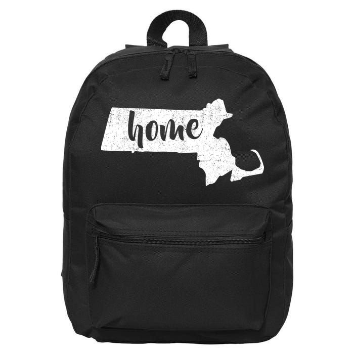 Massachusetts Home State 16 in Basic Backpack