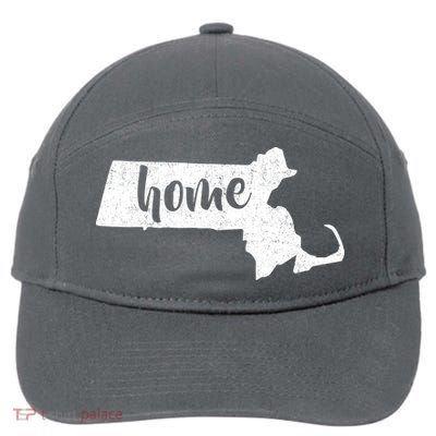 Massachusetts Home State 7-Panel Snapback Hat