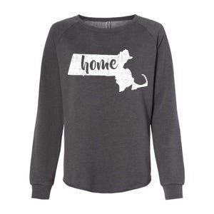 Massachusetts Home State Womens California Wash Sweatshirt