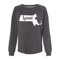 Massachusetts Home State Womens California Wash Sweatshirt