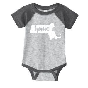 Massachusetts Home State Infant Baby Jersey Bodysuit