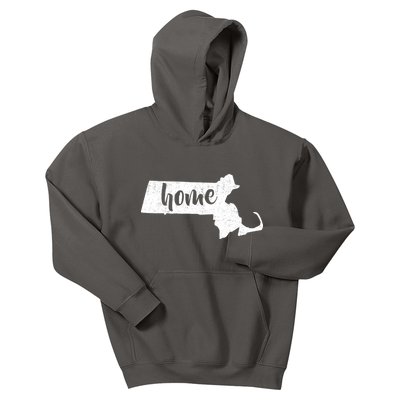 Massachusetts Home State Kids Hoodie