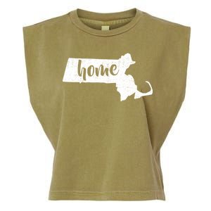 Massachusetts Home State Garment-Dyed Women's Muscle Tee