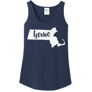 Massachusetts Home State Ladies Essential Tank