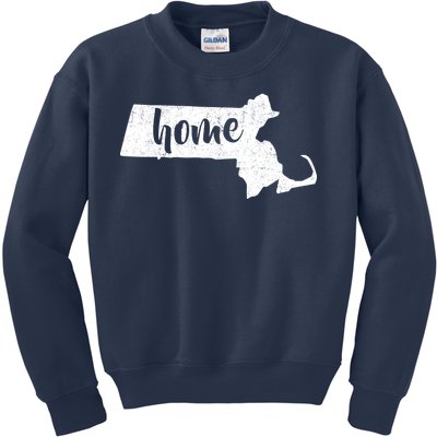 Massachusetts Home State Kids Sweatshirt