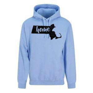 Massachusetts Home State Unisex Surf Hoodie