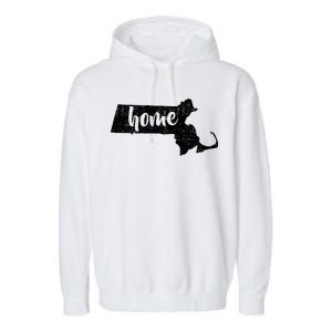 Massachusetts Home State Garment-Dyed Fleece Hoodie