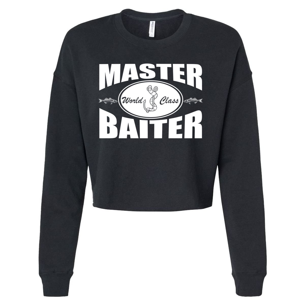 Master Baiter World Class Cropped Pullover Crew