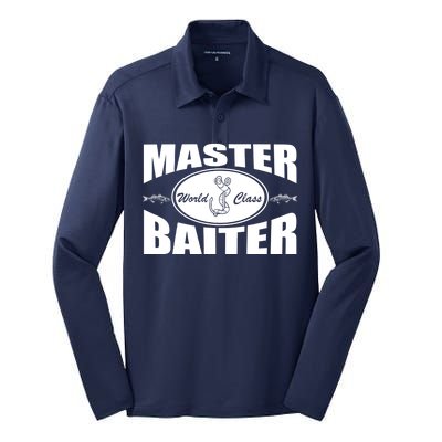 Master Baiter World Class Silk Touch Performance Long Sleeve Polo