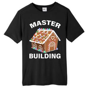 Master Builder Gingerbread House Funny Christmas Tall Fusion ChromaSoft Performance T-Shirt