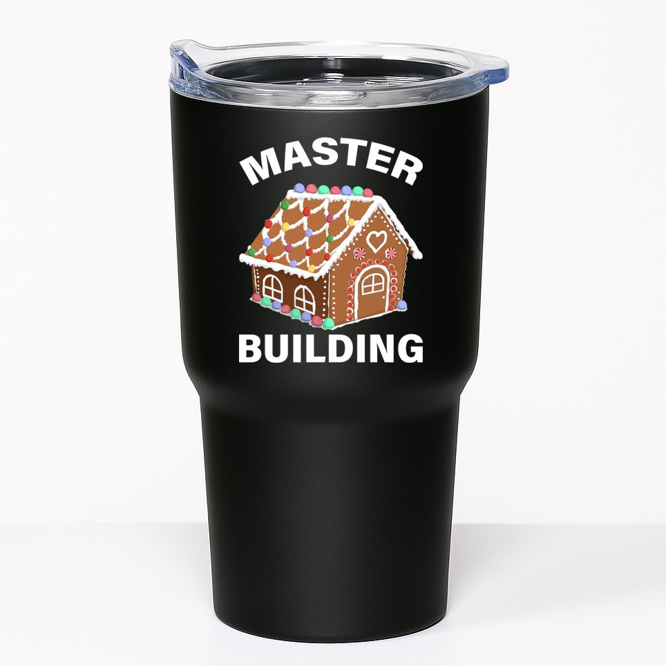 Master Builder Gingerbread House Funny Christmas Tumbler