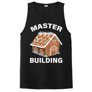 Master Builder Gingerbread House Funny Christmas PosiCharge Competitor Tank