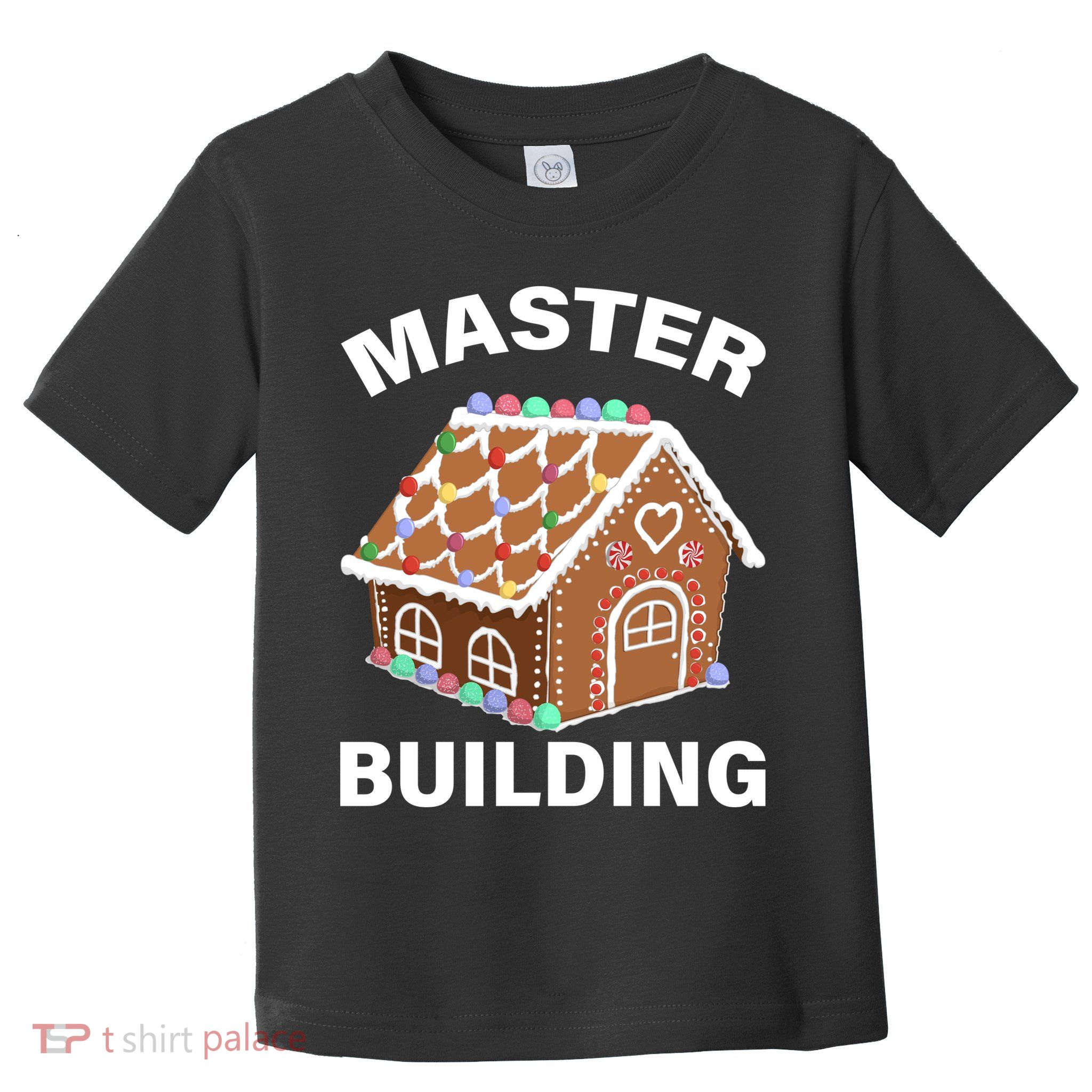 Master Builder Gingerbread House Funny Christmas Toddler T-Shirt