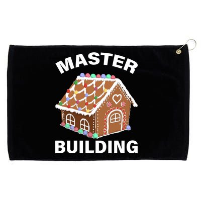 Master Builder Gingerbread House Funny Christmas Grommeted Golf Towel