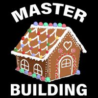 Master Builder Gingerbread House Funny Christmas Wool Snapback Cap