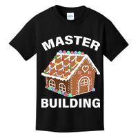 Master Builder Gingerbread House Funny Christmas Kids T-Shirt