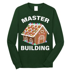 Master Builder Gingerbread House Funny Christmas Long Sleeve Shirt