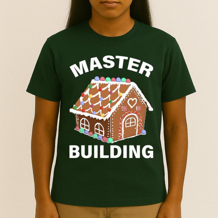 Master Builder Gingerbread House Funny Christmas T-Shirt