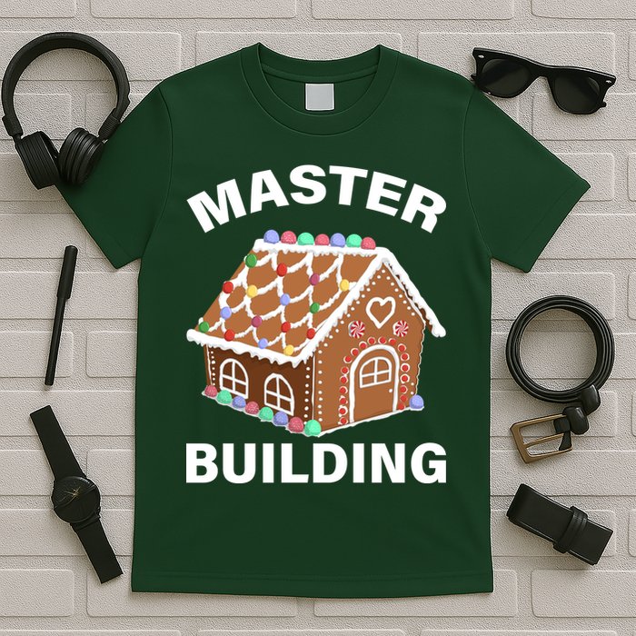 Master Builder Gingerbread House Funny Christmas T-Shirt