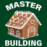 Master Builder Gingerbread House Funny Christmas T-Shirt