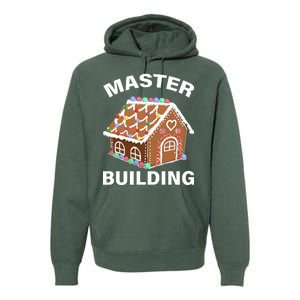 Master Builder Gingerbread House Funny Christmas Premium Hoodie