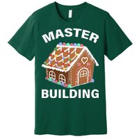 Master Builder Gingerbread House Funny Christmas Premium T-Shirt