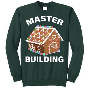 Master Builder Gingerbread House Funny Christmas Tall Sweatshirt