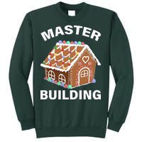 Master Builder Gingerbread House Funny Christmas Tall Sweatshirt