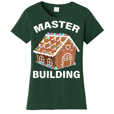 Master Builder Gingerbread House Funny Christmas Women's T-Shirt