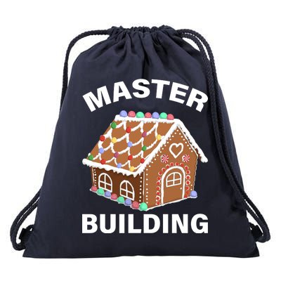 Master Builder Gingerbread House Funny Christmas Drawstring Bag