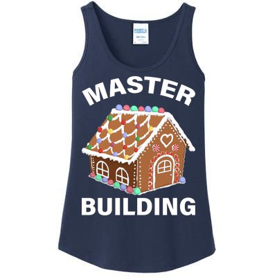 Master Builder Gingerbread House Funny Christmas Ladies Essential Tank