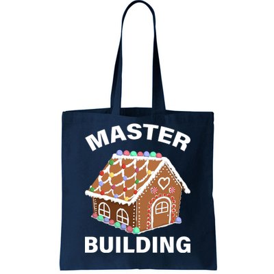 Master Builder Gingerbread House Funny Christmas Tote Bag