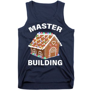 Master Builder Gingerbread House Funny Christmas Tank Top