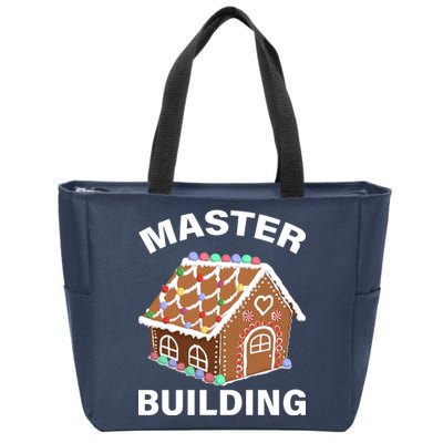 Master Builder Gingerbread House Funny Christmas Zip Tote Bag