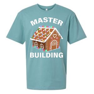 Master Builder Gingerbread House Funny Christmas Sueded Cloud Jersey T-Shirt