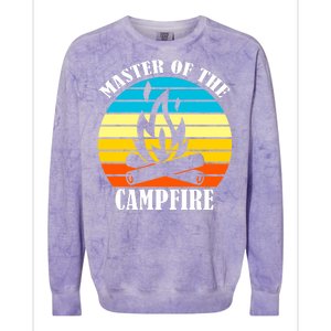 Master Of The Campfire Colorblast Crewneck Sweatshirt