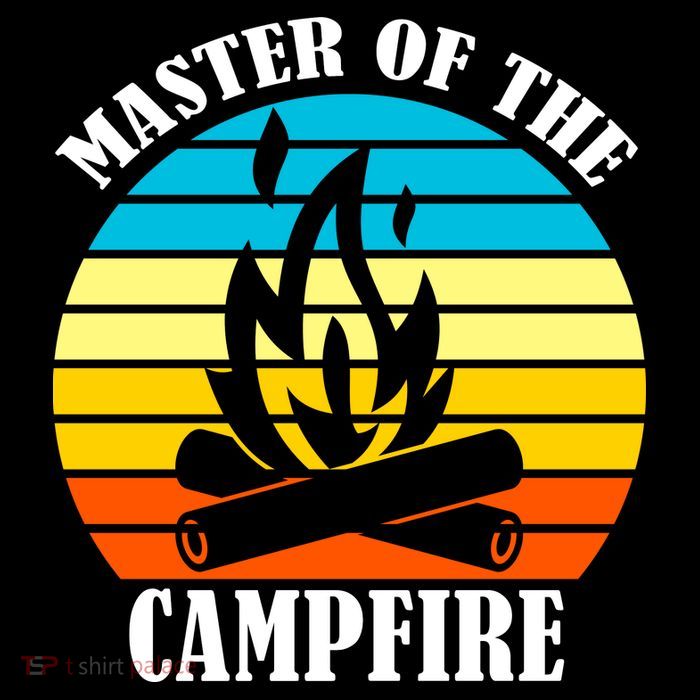 Master Of The Campfire Stripe Pom Pom Beanie