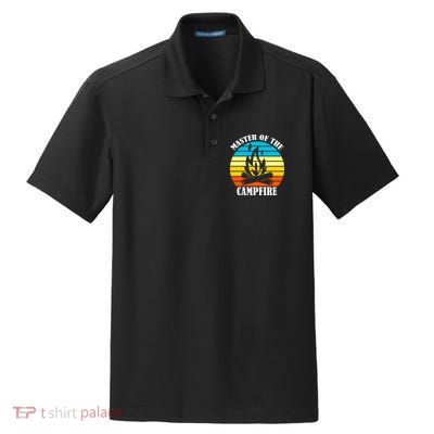 Master Of The Campfire Dry Zone Grid Polo