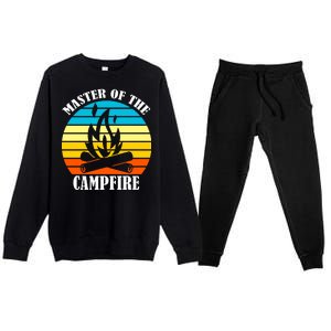 Master Of The Campfire Premium Crewneck Sweatsuit Set