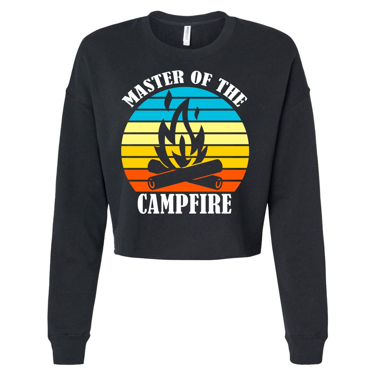 Master Of The Campfire Cropped Pullover Crew