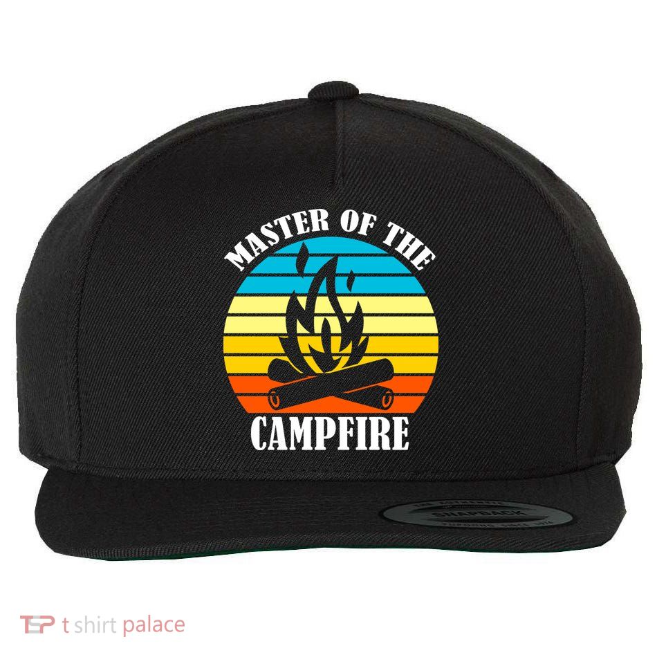 Master Of The Campfire Wool Snapback Cap