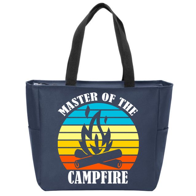 Master Of The Campfire Zip Tote Bag